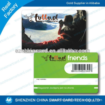 China manufacturer printable student card good quality pvc membership ID card